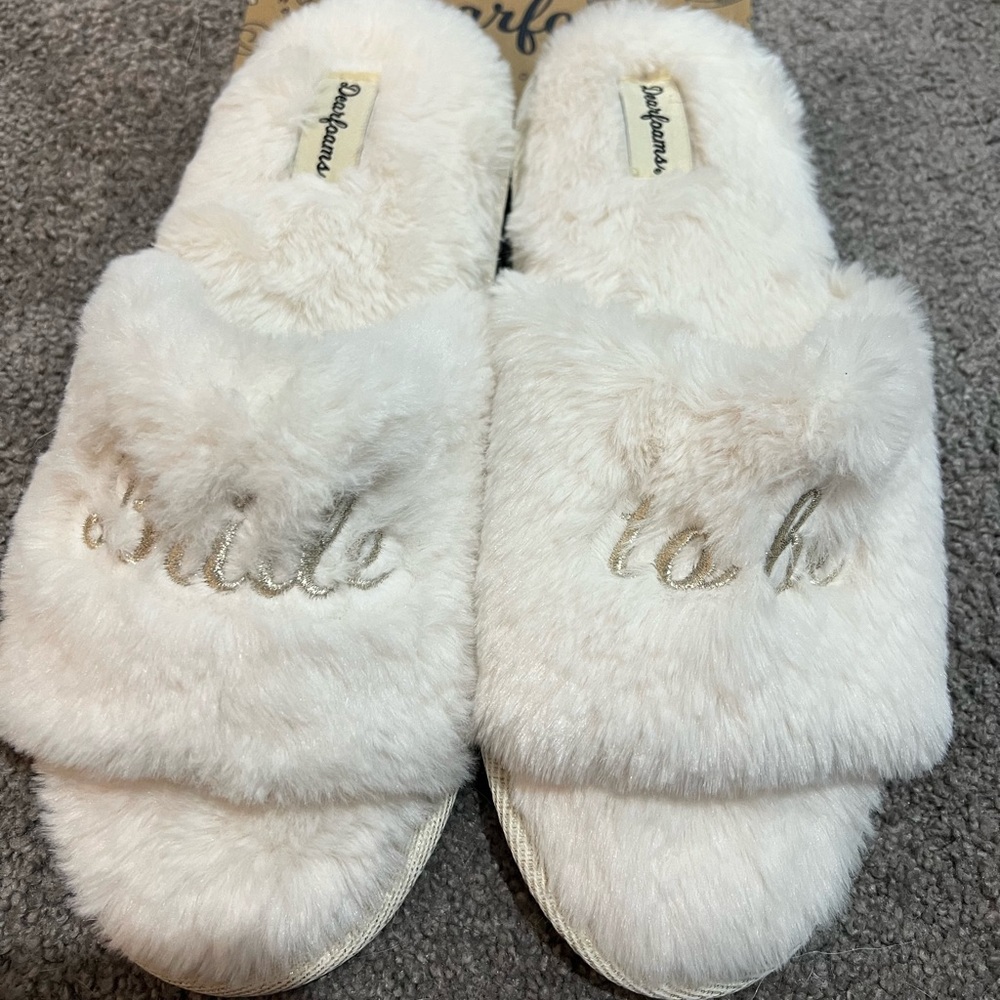 Bride slippers